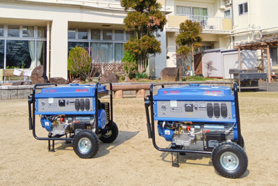 日本財団助成事業　非常用小型発電機整備のご報告