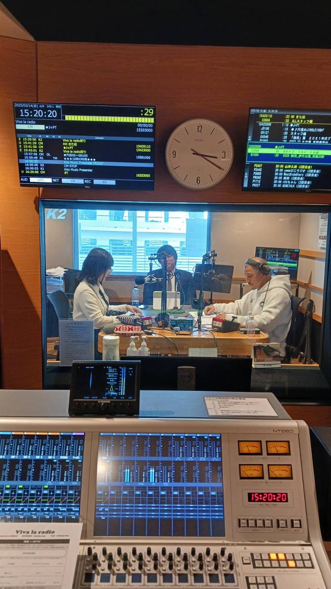 大西康文理事長が KissFMの「Viva la radio」に出演しました